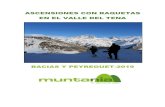 Ascensiones con raquetas en el Valle del Tena. …...Ascensiones con raquetas en el Valle del Tena. Bacias y Peyreget-2019 Página 6 de 9 CICMA: 2608 +34 629 379 894 info@muntania.com