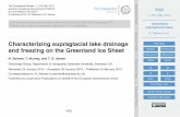 Greenland supraglacial lakes...TCD 7, 475–505, 2013 Greenland supraglacial lakes N. Selmes et al. Title Page Abstract Introduction Conclusions References Tables Figures J I J I Back