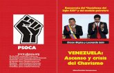Ascenso y crisis del chavismo y crisis del chavismo-doble cart… · 150 Ascenso y Crisis del Chavismo contra su voluntad, solo le quedo el camino de la abstención, como ocurrió