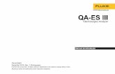 QA-ES III - Fluke Biomedical · 2020-01-17 · 1 Introdução O QA-ES III (ou o Produto) mede o desempenho de unidades eletrocirúrgicas (ESU) de alta frequência e salva registros