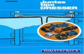 Jdresser2 - airtac.com.brJuntas tipo Dresser DINATECNICA As juntas tipo Dresser DINATECNICA acoplamentos de fácil e rápida uniäo para tubos, dispensando flanges, soldas, roscas,