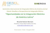 “Oportunidades en la Integración Eléctrica de América Latina” · 2016-04-26 · Crecimiento de +1.1 millón de b/d en la producción global de petróleo, más allá de los
