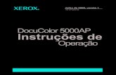 Operação - Xeroxdownload.support.xerox.com/pub/docs/XRIP_Creo_CXP... · • Alterar as senhas do Operador e do Administrador no Servidor de cores. • Executar a calibração básica