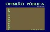 REVISTA OPINIÃO PÚBLICA ISSN 1807-0191 (online) Revista publicada pelo Centro de Estudos de Opinião Pública Coordenadoria dos Centros e …
