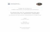 Evaluación de la contaminación por micotoxinas en alimentos … · 2016-09-15 · Evaluación de la contaminación por micotoxinas en alimentos infantiles Universidad de Zaragoza