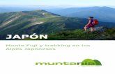 Japón, Monte Fuji y trekking en los Alpes Japoneses-2020 · 2019-09-03 · CICMA: 2608 +34 629 379 894 info@muntania.com Japón. Monte Fuji y trekking en los Alpes Japoneses-2020