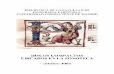 BIBLIOTECA DE LA FACULTAD DE GEOGRAFIA E HISTORIA ...webs.ucm.es/BUCM/ghi/Inventariofonoteca.pdf · biblioteca de la facultad de geografia e historia. universidad complutense de madrid