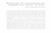 Producción de enterotoxinas por Staphijlococcus aureus en ... - oa.upm.esoa.upm.es/54033/1/Revista_Espanola_Lecheria_73.pdf · No escasean en la literatura científica trabajos relativos