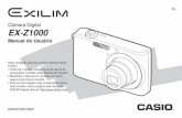 Câmera Digital EX-Z1000€¦ · incorporada se não ho uver cartão de memóri a inserido. Se preferir utilizar a memória incorporada, omita este procedimento e vá para “Verificando