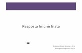 Resposta Imune Inata - Flávio Gimenisflaviogimenis.com.br/wp-content/uploads/2018/12/6-Resposta-imun… · Resposta imune inata Existem muitas proteínas presentes no sangue e nos