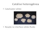 Catalisador sólido - Bizuandobizuando.com/.../reat-quim/reatores-catalise-heterogenea-liana.pdf · Etapas limitantes da reação 1. Transporte de A da fase gasosa para a interface