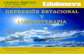 Eduinnova ISSN 1989 -1520 ... - Eduinnova | EduinnovaLa luminoterapia es un tratamiento que consiste en que las personas se expongan a la luz de una lámpara que emite una luminosidad