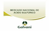 MERCADO NACIONAL DE ÁCIDO SULFÚRICO - H2SO4h2so4.com.br/downloads/COBRAS-2015/COBRAS-2015-Galvani... · 2015-11-04 · Capacidade instalada Nacional • 1.095 Kt rota metalúrgica