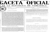 DE LA REPUBLICA DE VENEZUELAF\EN£1999 DE LA REPUBLICA DE VENEZUELA -l\1ES lll Caracas, viernes 18 de .dicientbre de 1998 N 5.285 Extraordinario SUMA R I O Presldencla de Ia Republica