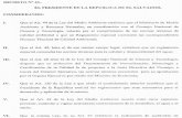 DECRETO N° 40.- CONSIDERANDOextwprlegs1.fao.org/docs/pdf/els21257.pdf · DECRETO N° 40.-EL PRESIDENTE DE LA REPUBLICA DE EL SALVADOR, CONSIDERANDO: I. Que el Art. 44 de la Ley del