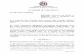 República Dominicana TRIBUNAL CONSTITUCIONAL EN NOMBRE … · 2019-07-05 · VISTA: la Ley de Función Pública núm. 41-08, del 4 de enero del 2008, y el Reglamento 523-09, de Relaciones