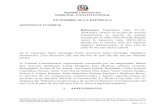 República Dominicana TRIBUNAL CONSTITUCIONAL EN NOMBRE …€¦ · 108 en su párrafo I, II, III, del decreto núm. 523-09, reglamento de relaciones laborales. b) El artículo 72