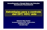 Estratégias para o controle das IST/ HIV/ aidssiteantigo.suvisa.ba.gov.br/sites/default/files/vigilancia... · varia ção de h ábitos –anolinguismo ) Parasitoses intestinais