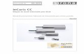 inCoris CC - Sirona Dental Systemstd.sirona.com/pdf/6450311.pdfseco en una caja de intervención apropiada si se realiza una aspiración eficaz con una aspiradora de clase H. Debe