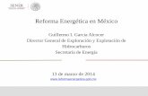 Reforma Energética en México - IMEF...La línea de “Consumo de Gas Natural” refleja la suma de la producción total de gas natural de Pemex y las importaciones. La línea de