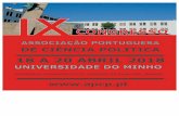 IX CONGRESSO DA ASSOCIAÇÃO PORTUGUESA DE CIÊNCIA …€¦ · ix congresso da associaÇÃo portuguesa de ciÊncia polÍtica universidade do minho, campus de gualtar, braga quarta-feira,