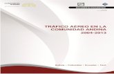 TRÁFICO AÉREO EN LA COMUNIDAD ANDINA 2004-2013extranet.comunidadandina.org/eportal/contenidos/2427_8.pdf · Comunidad Andina: Tráfico aéreo internacional de carga y correo, 2004-2013