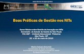 Boas Práticas de Gestão nos NITs - BVS...Boas Práticas de Gestão nos NITs Curso Básico sobre Gestão da Inovação em NITs Secretaria de Estado da Saúde de São Paulo FIA/USP