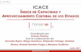 ICACE - culturamexico.files.wordpress.com · epiedras@nomismae.net Nota Metodológica •ICACE, construido con base en tres sub-índices: Sub-índice de Demanda Cultural Sub-índice