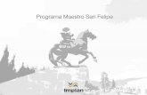 Programa Maestro San Felipe - IMPLAN · 2016-10-28 · programa maestro san felipe Índice 4. condicionantes de la estrategia urbana objetivos y polÍticas del marco de planeaciÓn