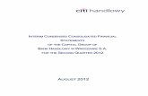 Interim consolidated financial statement - 2nd quarter 2012 ENG · 2012-08-14 · Interim condensed consolidated financial statements of the Capital Group of Bank Handlowy w Warszawie