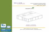 TECAM S.A.tecam-sa.com/wp-content/uploads/catalogos/4_Unidades_Paquete_a… · eficiencia, su construcción de aluminio brinda una gran durabilidad y es fácil de reciclar; la otra