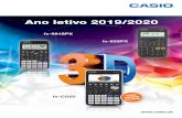 Quadriptico CalculadorasCasio Casio2019€¦ · Calculadoras escolares com visor de 2 linhas (exibe problema e solução) • Visor de 2 linhas • 12 e 10+2 dígitos, matriz de pontos