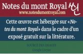 Notes du mont Royal ←  · i Quae Motenabbii carmina et a quibus jam edita sint, recensait cl. de Sacy in Chrestom. Ar. t. III. p. 109. lem vero illis accesserunt tria Motenabbîi