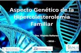 Aspecto Genético de la Hipercolesterolemia Familiarscc.org.co/wp-content/uploads/2016/10/Aspecto-Genetico-de-la-HF.pdf · monogénica. en los 60, Kachadurian, diferencia heterocigotas