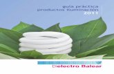 Distribución de Material Eléct - guía práctica productos … · 2015-11-13 · - superficies de pared y techo industrial - superficies de pared y techo decorativos luminarias