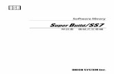 Super Build/SS7 - SABTEC機構Super Build／SS7 機械式定着編 1.1 プログラムの概要-1 1.1 プログラムの概要 1.1.1 プログラムの用途・特徴 「SABTEC機械式定着工法