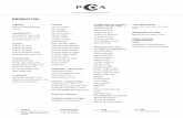 PRODUCTOS - PCA - produtos_ES.pdf · Pata de cerdo ahumada Jamón Salchicha fresca Para aplicaciones en general: Mezclas funcionales Mezclas de ... Citrato de sodio E-331 AROMAS Aromas