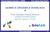 QUIMICA ORGÂNICA AVANÇADA A · 3  Química Orgânica Avançada A – QUIP02 Prof. Gustavo Pozza Silveira Auxiliares Quirais
