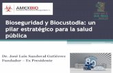 Bioseguridad y Biocustodia: un pilar estratégico …4. Niveles de Bioseguridad (OMS, CDC) asignados 5. Responsables, responsabilidades, obligaciones 6. Hoja de seguridad de agentes