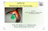 GPEFE Sistemas de Partículasmegafisica.com.br/gpefe/_aula/Aula 07 - Sistema de Partículas.pdf · mostra duas partículas de massas m1 e m2 localizadas nas posições x1 e x2. O