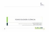 TOXICOLOGÍA CLÍNICA - SEFHgruposdetrabajo.sefh.es/redfaster/GIMUR2015/viernes...organofosforados Setas (Conocybese Inocybes) Nicotina Fisostigmina, piridostigmina Pilocarpina ...