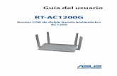 RT-AC1200G - Asusdlcdnet.asus.com/pub/ASUS/wireless/RT-AC1200G/S...electrónico) utilizando la banda de 2,4 GHz y, al mismo tiempo, transmitir por secuencias archivo de audio y vídeo
