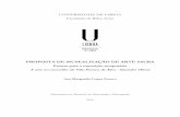 UNIVERSIDADE DE LISBOA · 2018-03-09 · The critical exploration and analysis of some concrete examples as exposures and sacred art museums allowed the proposal of effective methods