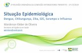 Situação Epidemiológica Dengue, Chikungunya, Zika, SZC, …€¦ · TED - Ampliação do projeto 'Eliminar a Dengue: Desafio Brasil': Utilizar mosquito infectado com Wolbachia