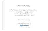 Declaração de Práticas de Certificação da …repositorio.serpro.gov.br/docs/dpcacserprojus.pdf Declaração de Práticas de Certificação da Autoridade Certificadora do SERPRO