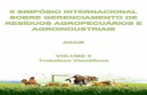 11 a 13 de março de 2009 Florianópolis, SC Brasil€¦ · II Sociedade Brasileira dos Especialistas nos Resíduos das Produções Agropecuária e Agroindustrial - Sbera Caixa Postal