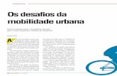 Os desafios da mobilidade urbana - Unitarepositorio.asces.edu.br/bitstream/123456789/782/1... · Os desafios da mobilidade urbana Amaioria dos brasileiros já se sen-tiu prejudicada