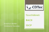 Touchdown RACE - UFPel€¦ · Touchdown – PCR(TD-PCR) TD-PCR é uma modificação de PCR em que a temperatura de recozimento inicial é mais elevada do que a T°m ótima dos iniciadores