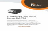 Impressora Não Fiscal Epson TM-T70 - Bz Tech · Impressora Não Fiscal Epson TM-T70 A inovadora impressora Epson TM-T70 aumenta a produtividade do negócio, com características