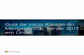 Guia de Início Rápido do Microsoft SQL Server 2017 …info.microsoft.com/rs/157-GQE-382/images/PT-BR-CNTNT...suas opções de implantação. Ao incorporar o Microsoft SQL Server